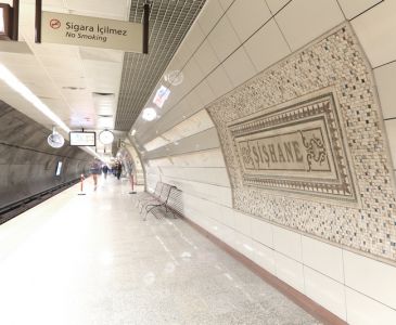 İstanbul metro istasyonu